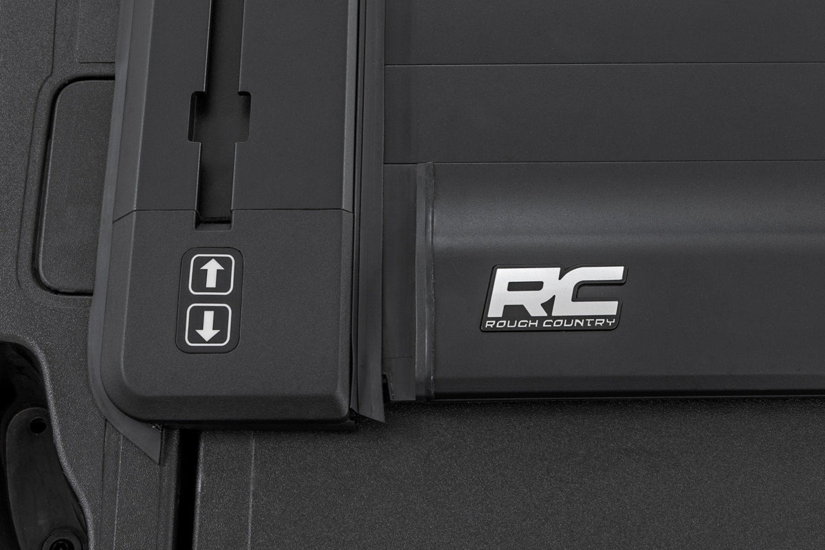 Rough Country Powered Retractable Bed Cover 6 10 Bed Ford F-250 F-350 Super Duty (17-26)