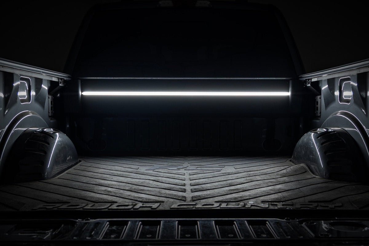 Rough Country Powered Retractable Bed Cover 6 10 Bed Ford F-250 F-350 Super Duty (17-26)