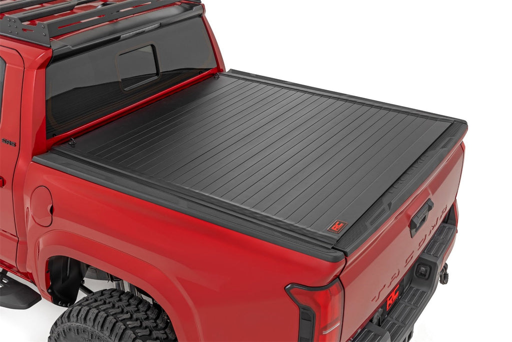 Rough Country Hard Roll Up Bed Cover 5 Bed Toyota Tacoma 2WD 4WD (2024-2026)
