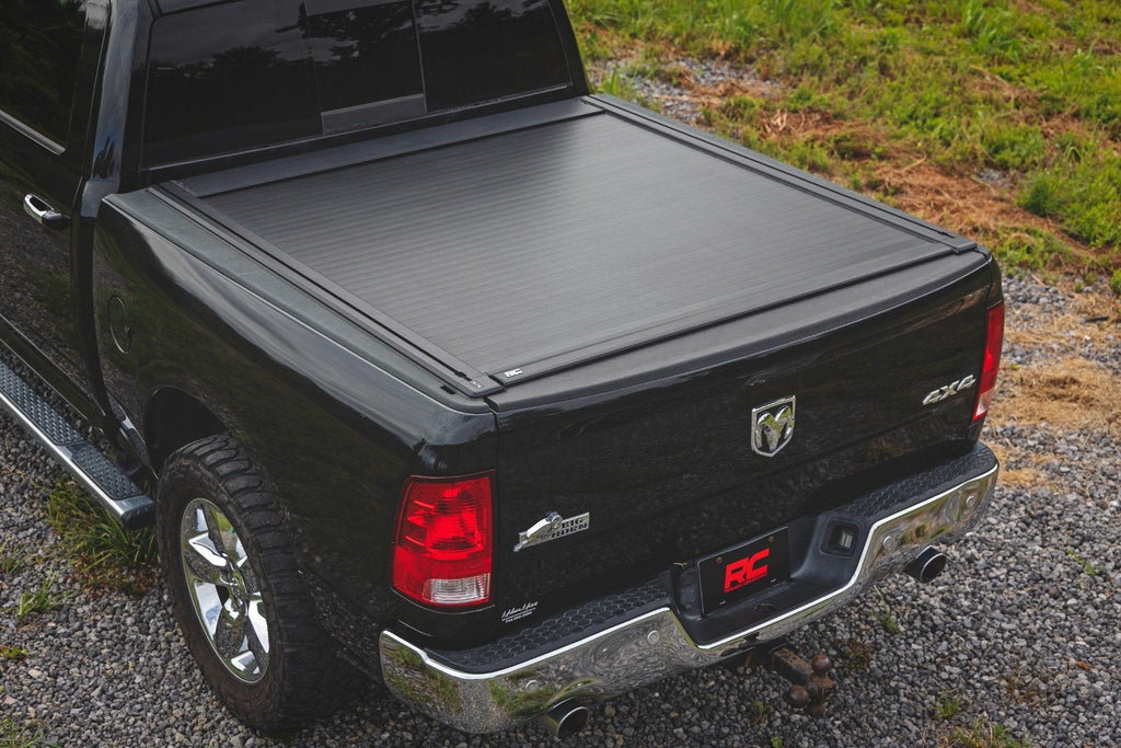 Rough Country Powered Retractable Bed Cover 5 7 Bed Ram 1500 2WD 4WD (2009-2018 Classic)