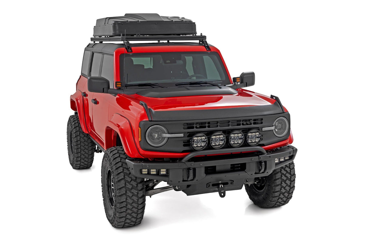 Rough Country Hood Scoop HX Antimatter Blue Ford Bronco 4WD (2021-2026)