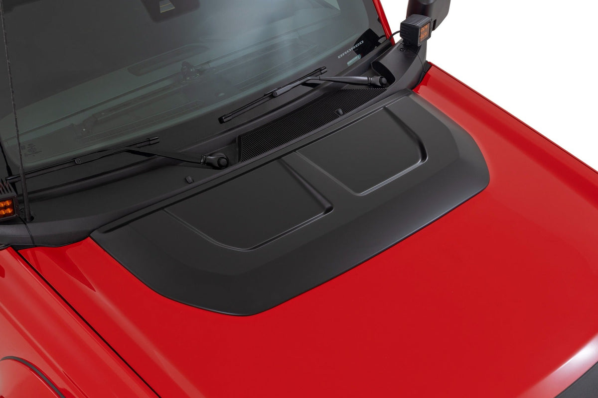 Rough Country Hood Scoop HX Antimatter Blue Ford Bronco 4WD (2021-2026)