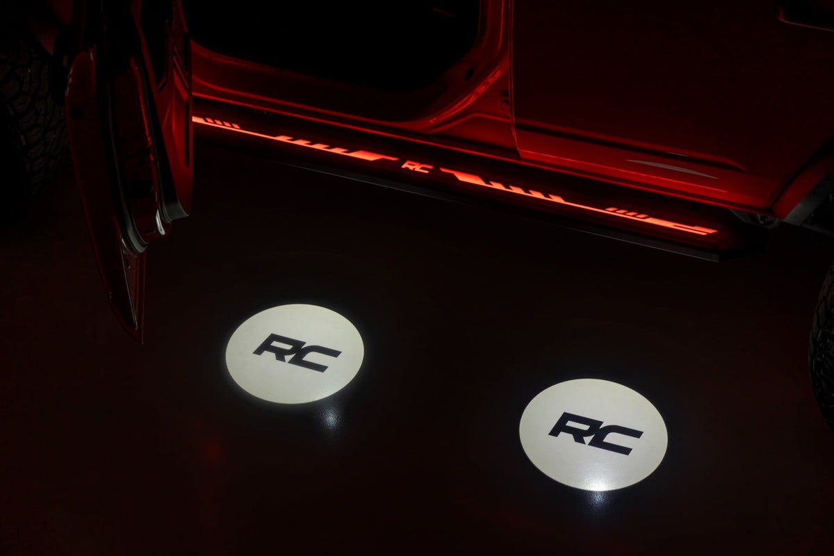 Rough Country Multi-Color LED Running Boards CrewMax Toyota Tundra 2WD 4WD (2022-2026)