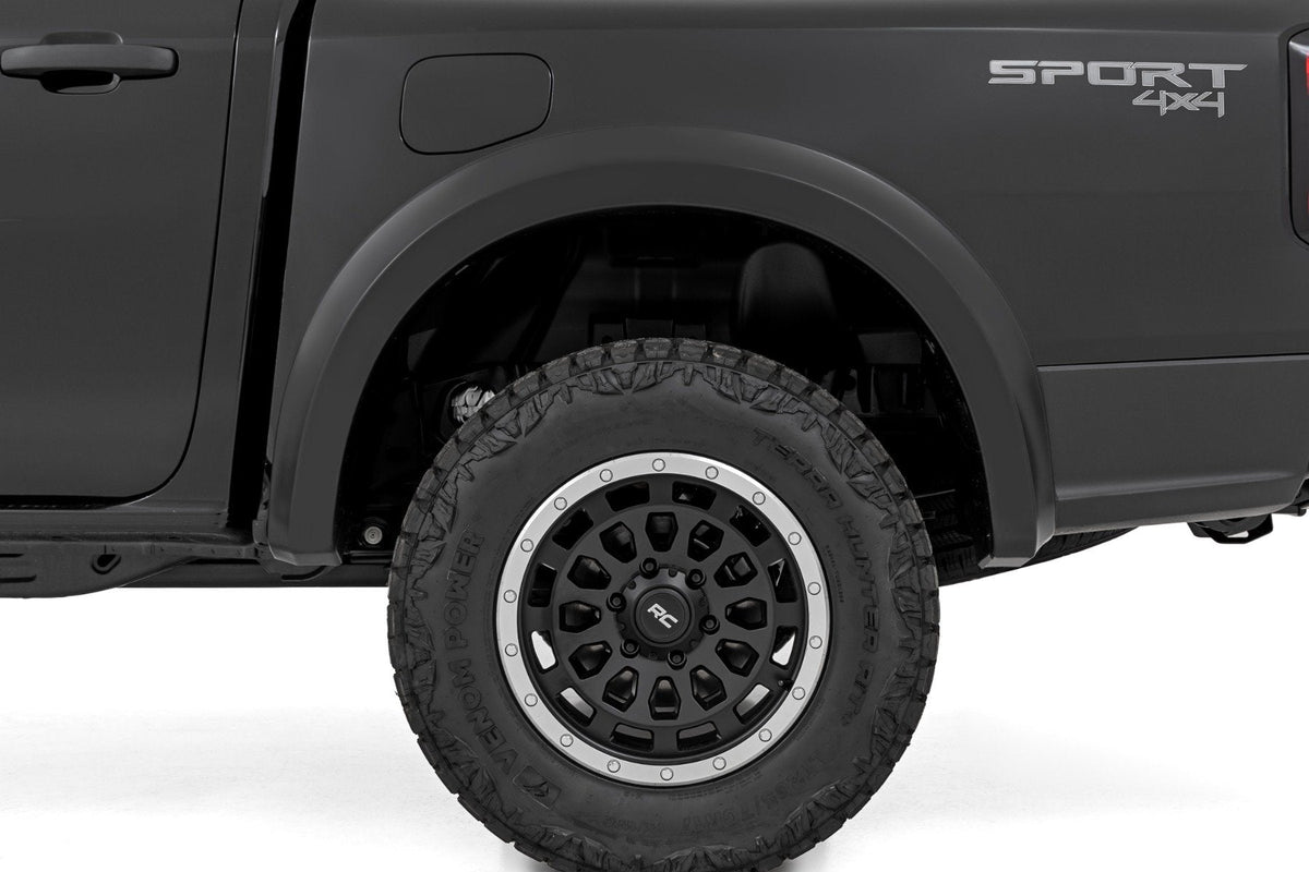 Rough Country Sport Fender Flares NE Cactus Gray Ford Ranger 2WD 4WD (2024-2026)