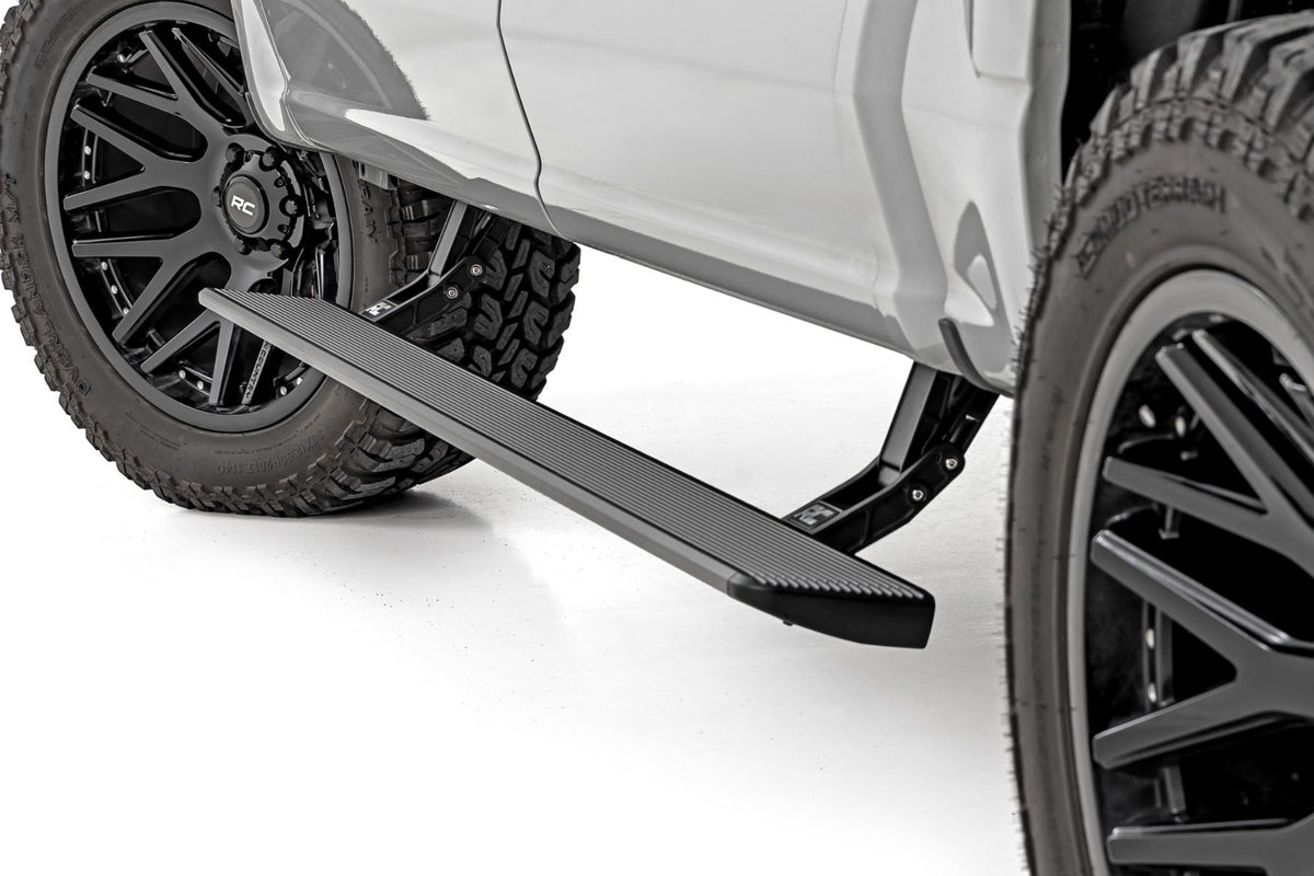 Rough Country Power Running Boards HT-Series Crew Cab Ford F-150 Lightning F-250 F-350 Raptor (15-26)