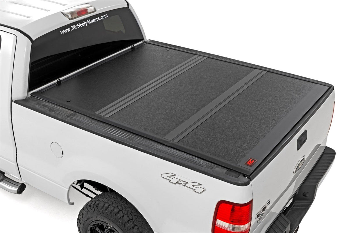 Rough Country Hard Low Profile Bed Cover 6 7 Bed Ford F-150 2WD 4WD (2004-2014)