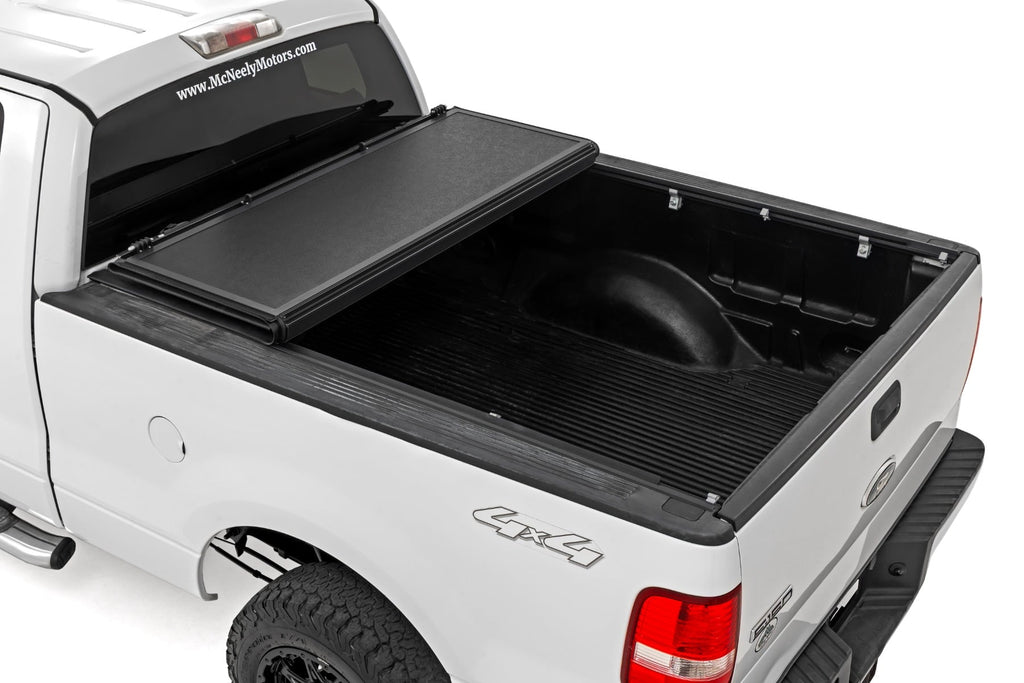 Rough Country Hard Low Profile Bed Cover 6 7 Bed Ford F-150 2WD 4WD (2004-2014)