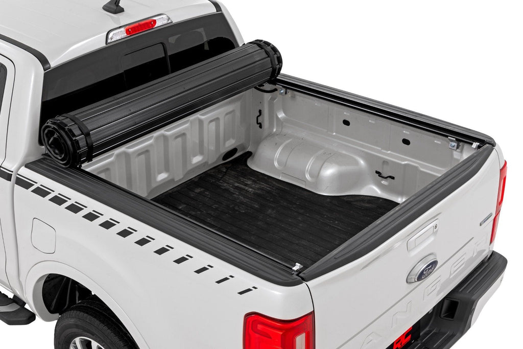 Rough Country Hard Roll Up Bed Cover 5 Bed Ford Ranger 2WD 4WD (2019-2023)