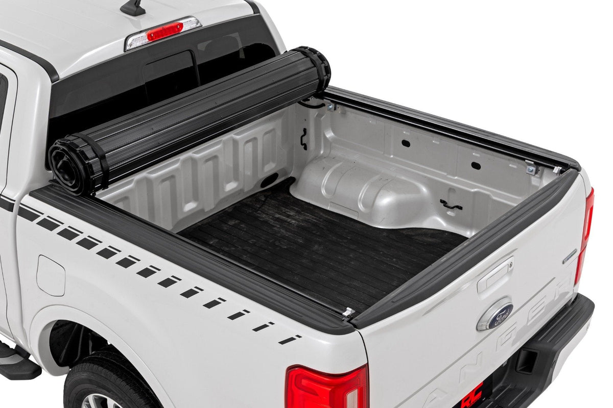 Rough Country Hard Roll Up Bed Cover 5 Bed Ford Ranger 2WD 4WD (2019-2023)