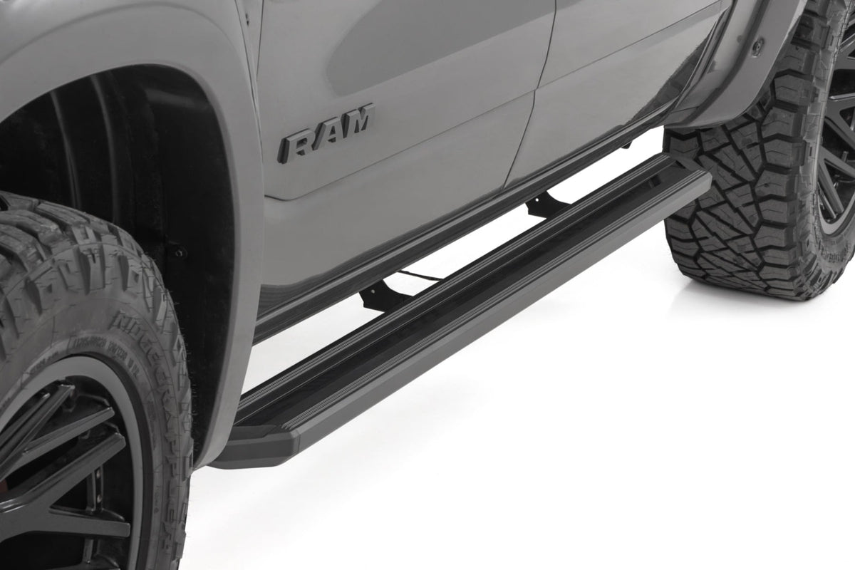 Rough Country Multi-Color LED Running Boards Crew Cab Ram 1500 (19-26) 1500 TRX (21-24)