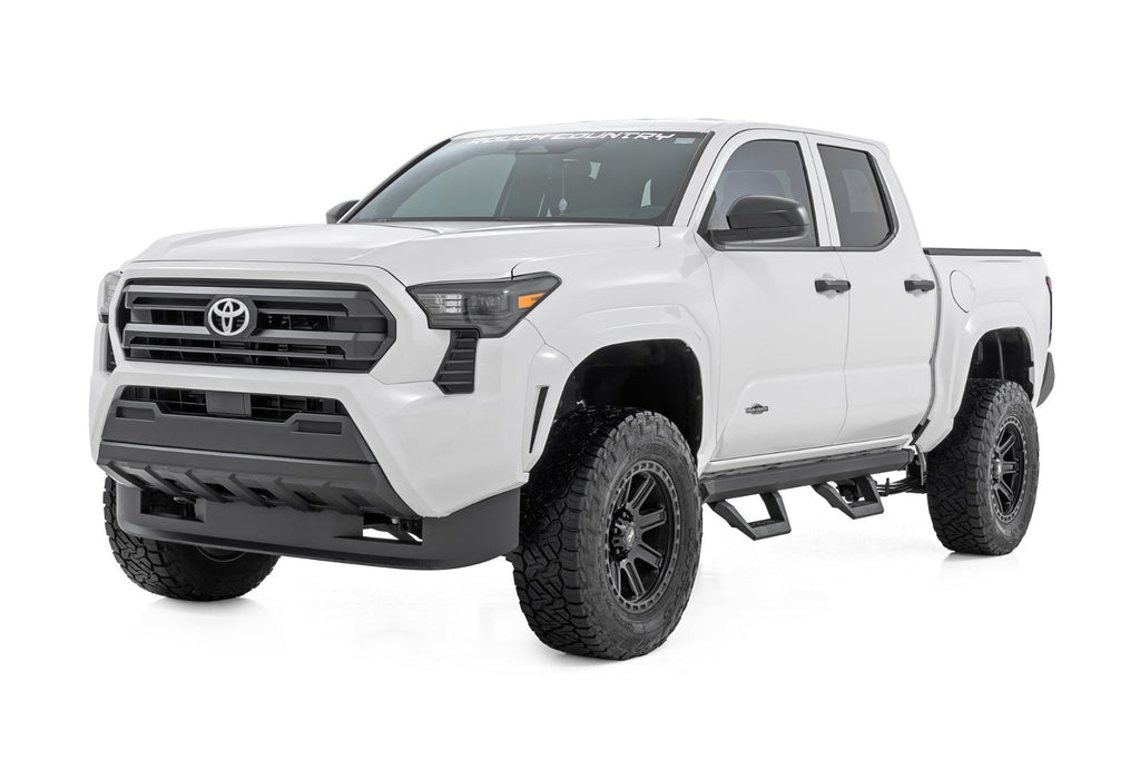 Rough Country SRX2 Adjustable Aluminum Steps Double Cab Toyota Tacoma 2WD 4WD 24-26
