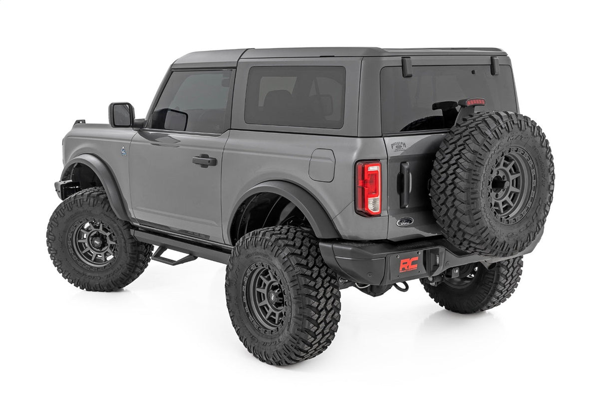 Rough Country SRL2 Adjustable Aluminum Step 2 Door Ford Bronco 2 Door 4WD 2021-2026