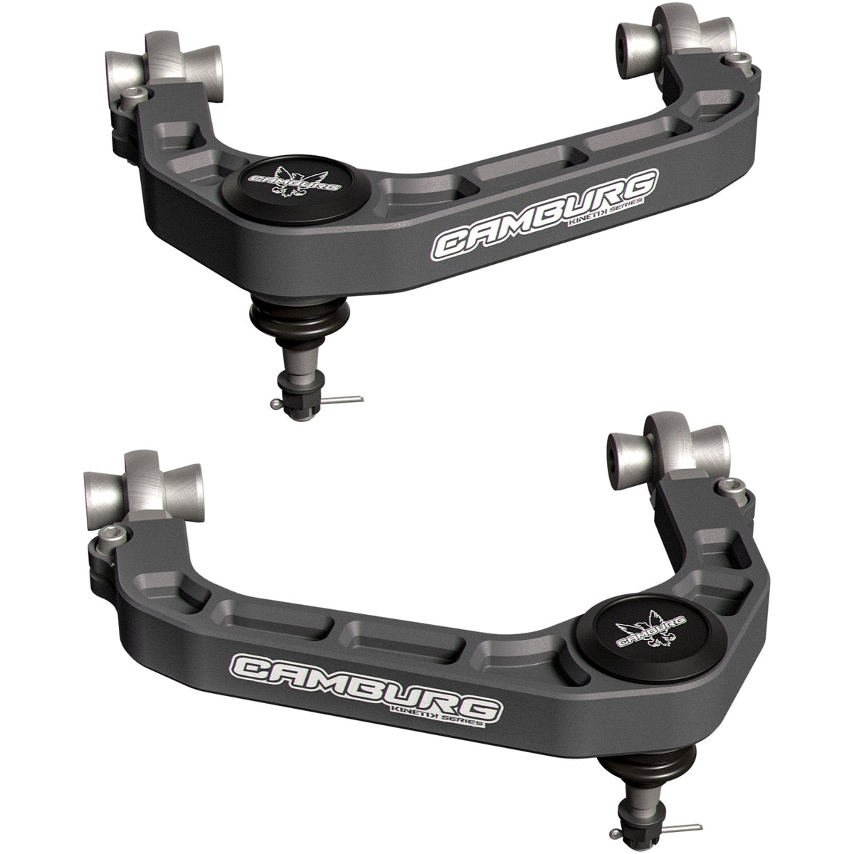 Camburg Ford F-150 2wd 4wd 15-20 KINETIK Performance Billet X-Joint XL Upper Arms (GRAY)