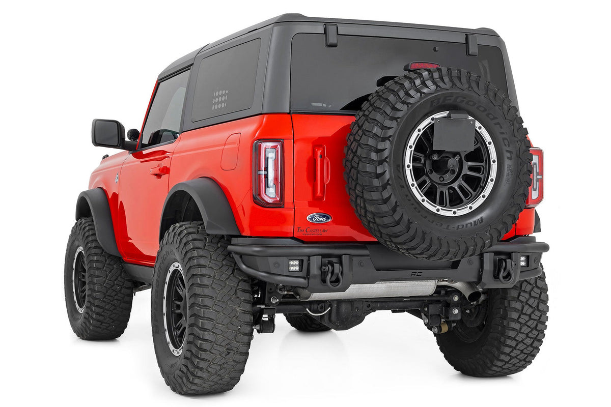 Rough Country Rear Bumper Tubular Ford Bronco 4WD 2021-2026
