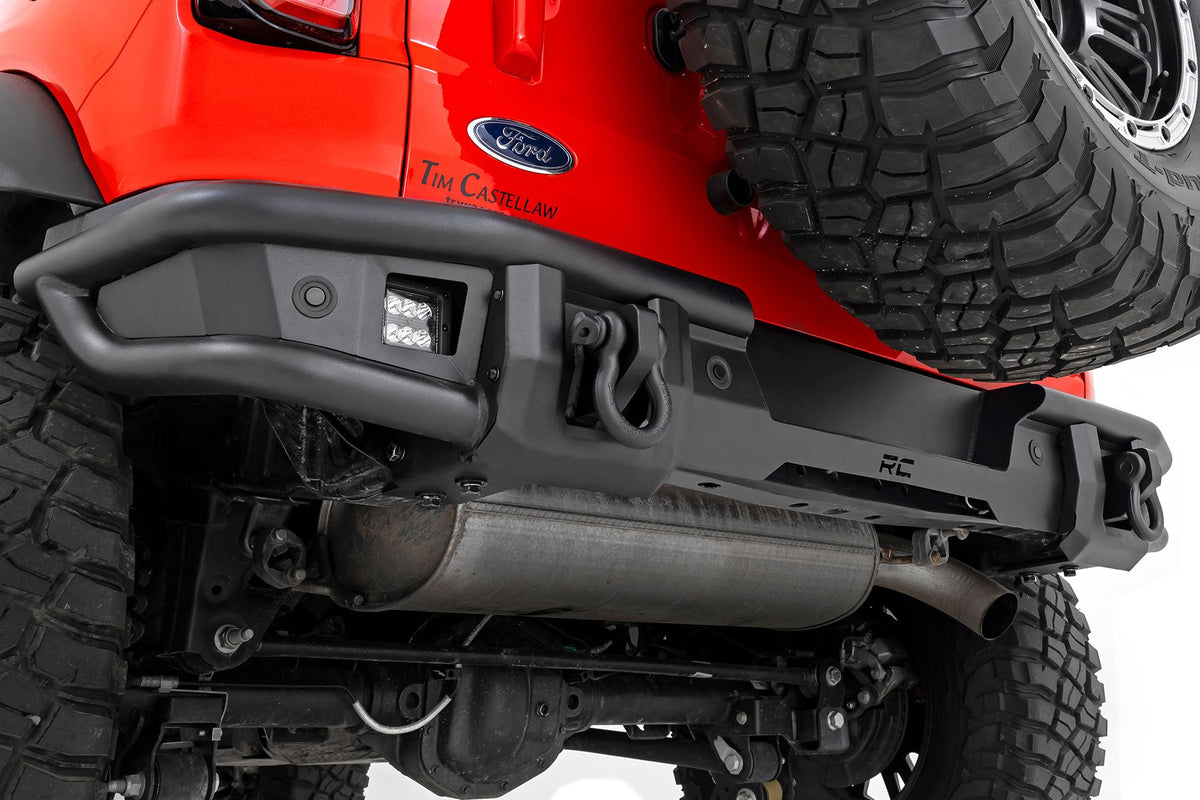 Rough Country Rear Bumper Tubular Ford Bronco 4WD 2021-2026