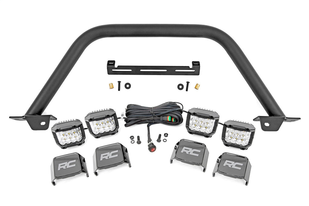 Rough Country Safari Bar 3 OSRAM (Quad) Wide OE Modular Steel Ford Bronco (21-26)