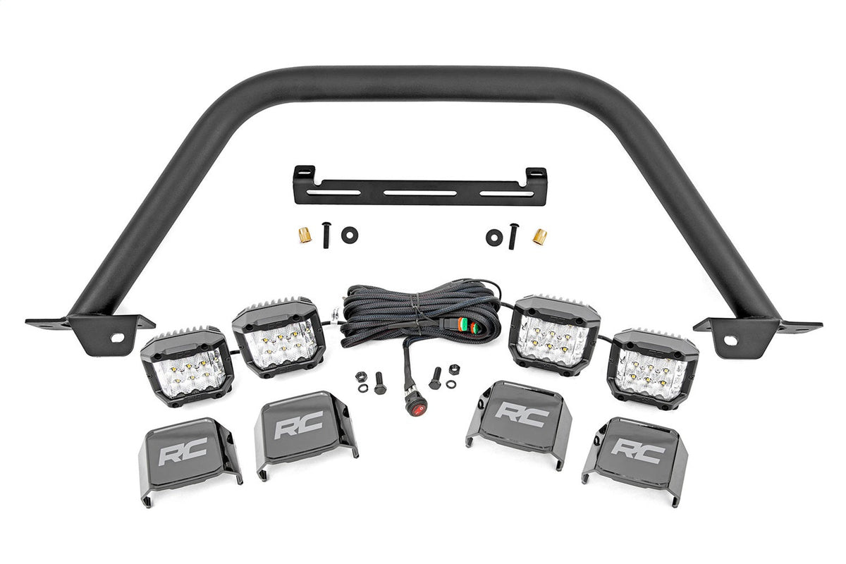 Rough Country Safari Bar 3 OSRAM (Quad) Wide OE Modular Steel Ford Bronco (21-26)