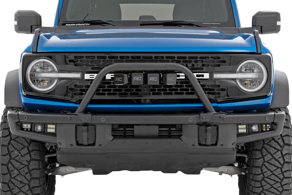 Rough Country Safari Bar 3 OSRAM (Quad) Wide OE Modular Steel Ford Bronco (21-26)