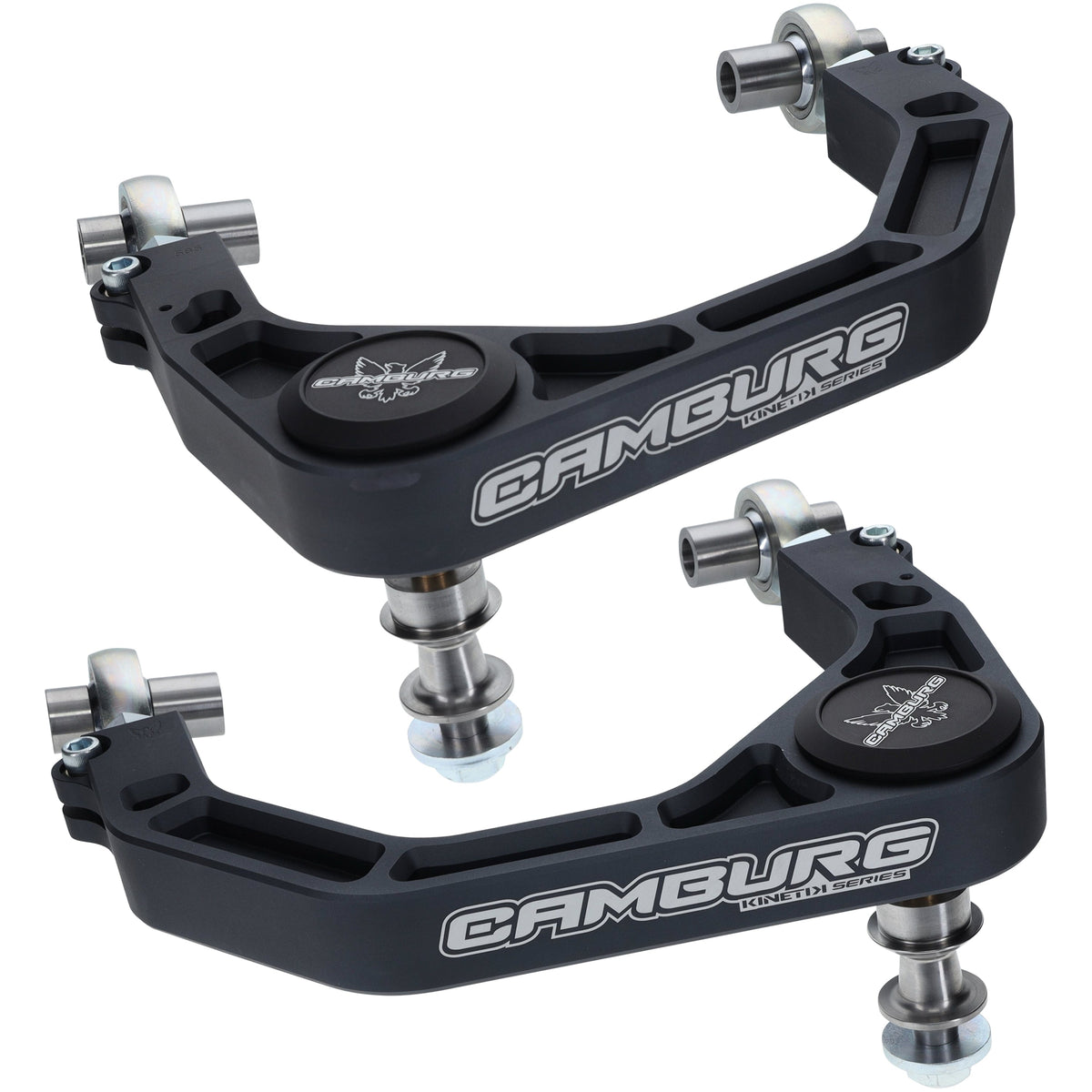 Camburg Toyota Tacoma LC250 24-25 4-Runner 2025 Landcruiser 300 22-25 Lexus LX600 22-25 GX550 24-25 KINETIK Performance Billet Uniball Upper Arms (GRAY)