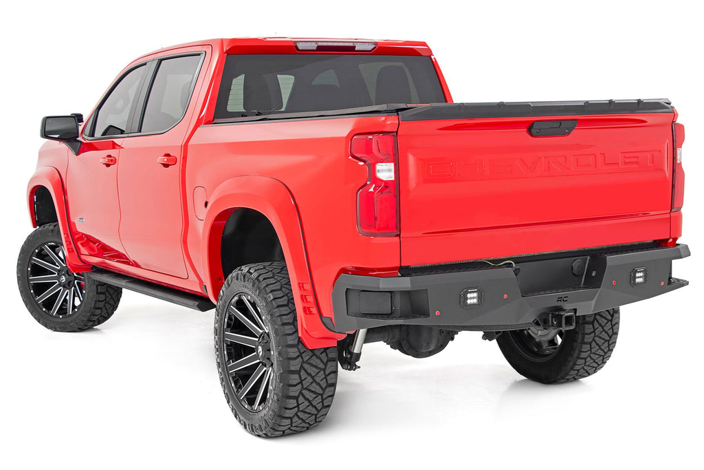 Rough Country SF1 Fender Flares GBA Black Chevy Silverado 1500 2WD 4WD (2019-2026)
