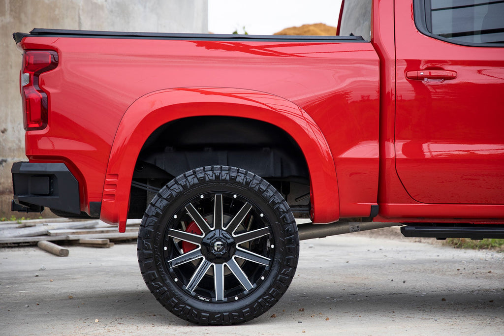 Rough Country SF1 Fender Flares GNO Slate Gray Chevy Silverado 1500 2WD 4WD (2019-2026)