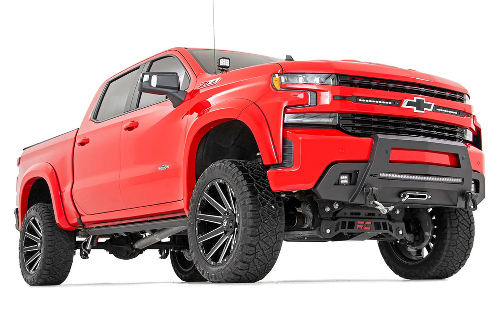 Rough Country SF1 Fender Flares GNO Slate Gray Chevy Silverado 1500 2WD 4WD (2019-2026)