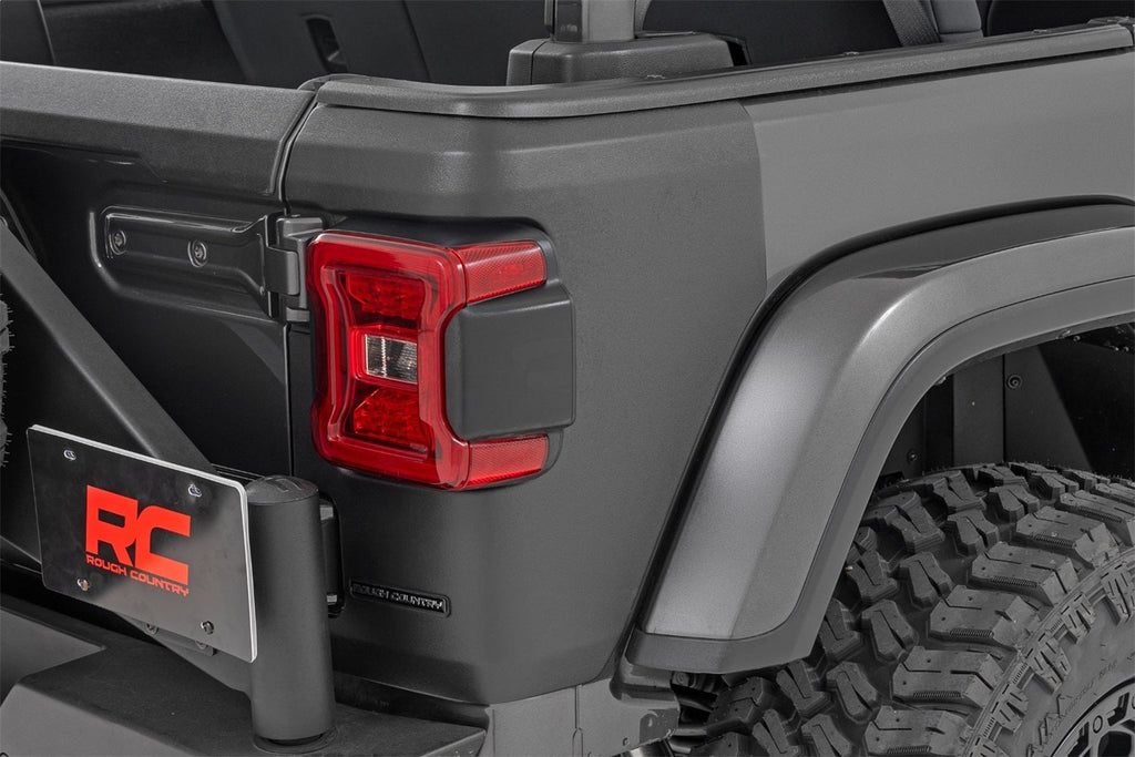 Rough Country Trail Cladding Rear Corners Jeep Wrangler JL Wrangler Unlimited (18-26)