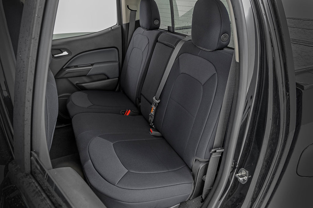 Rough Country Seat Covers Front Bucket Rear Bench Chevy GMC Canyon Colorado 15-22