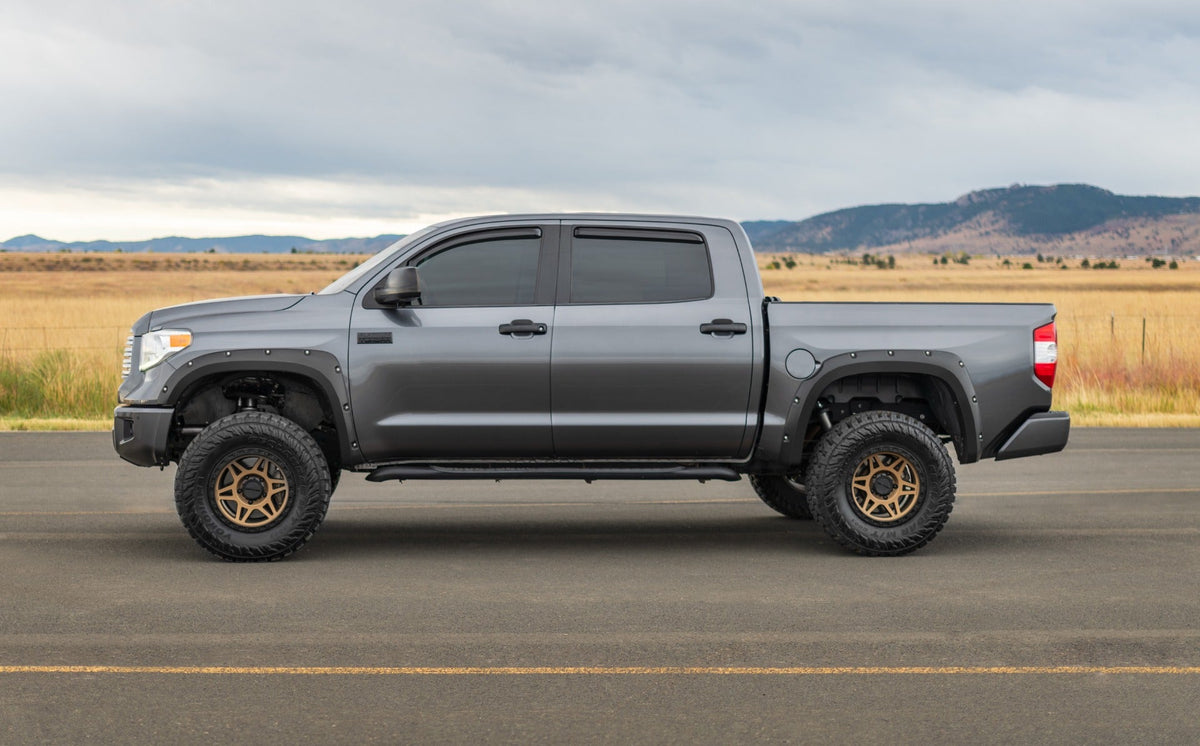 Rough Country Pocket Fender Flares 089 Wind Chill Pearl Toyota Tundra 2WD 4WD (14-21)
