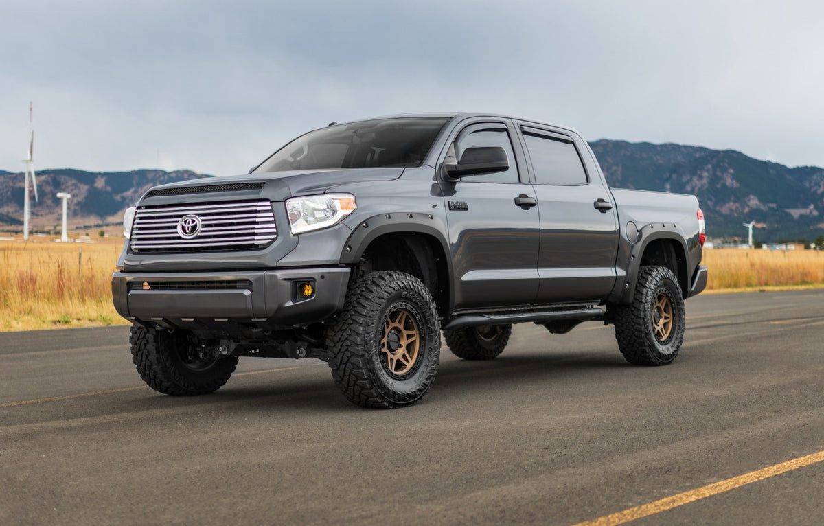 Rough Country Pocket Fender Flares 089 Wind Chill Pearl Toyota Tundra 2WD 4WD (14-21)
