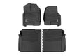 Rough Country Flex-Fit Floor Mats FR RR Ford F-150 (15-26) F-150 Lightning (22-26) Raptor (17-26)