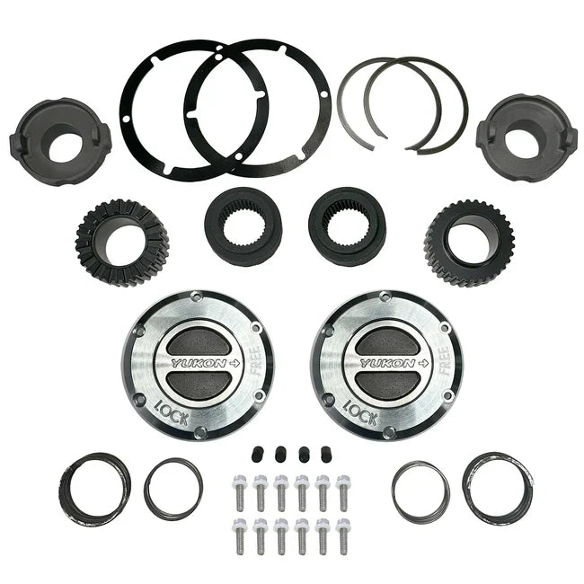 Yukon Gear Axle Dana 60 SD 35 Swine Hardcore locking hubset 2005-2022 Ford Super Duty