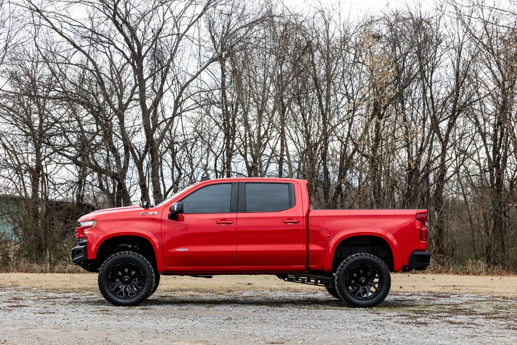 Rough Country Sport Fender Flares G7C Red Hot Chevy Silverado 1500 2WD 4WD (2019-2026)