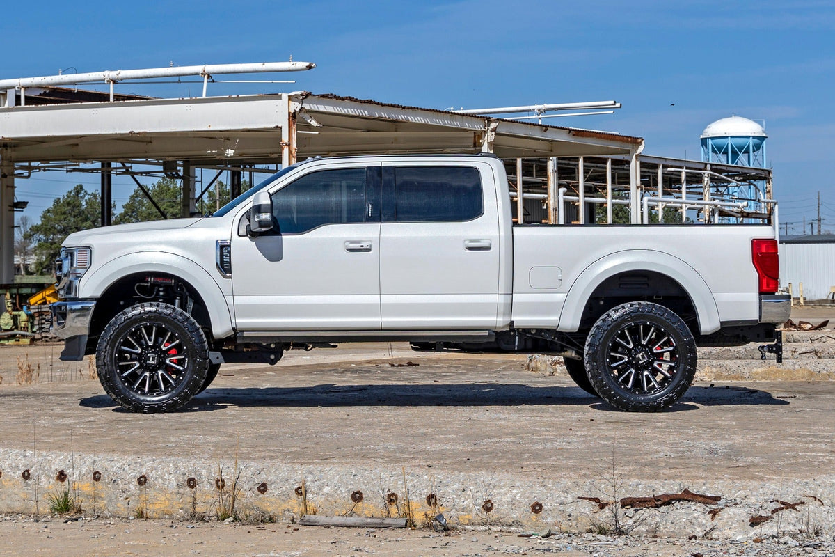 Rough Country Sport Fender Flares JS Iconic Silver Ford F-250 F-350 Super Duty (17-22)