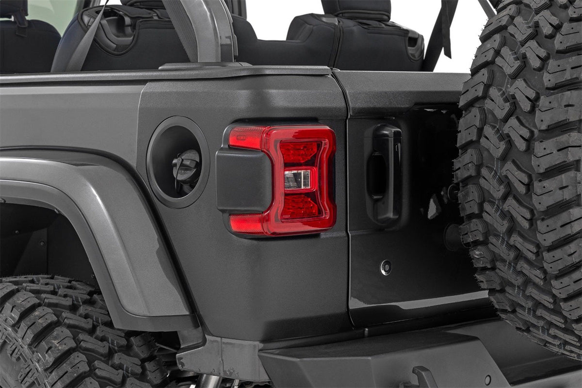 Rough Country Trail Cladding Rear Corners Jeep Wrangler JL Wrangler Unlimited (18-26)