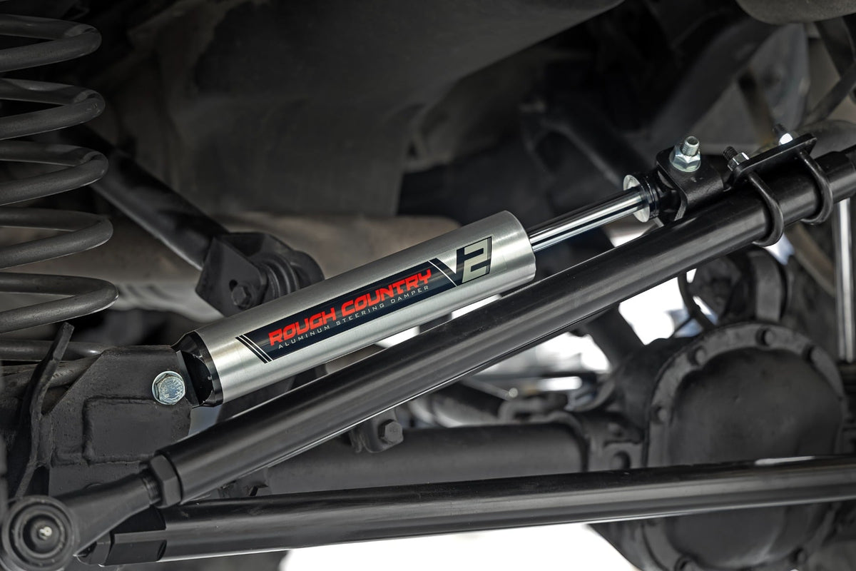 Rough Country HD Steering Kit V2 Stabilizer Combo Jeep Cherokee XJ Comanche MJ Wrangler TJ