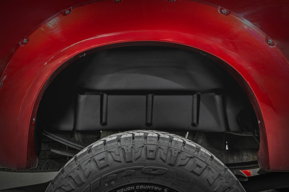 Rough Country Rear Wheel Well Liners Ford F-250 F-350 Super Duty 2WD 4WD (2009-2016)