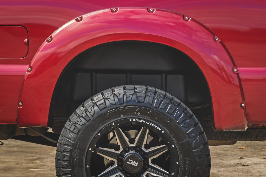 Rough Country Rear Wheel Well Liners Ford F-250 F-350 Super Duty 2WD 4WD (2009-2016)