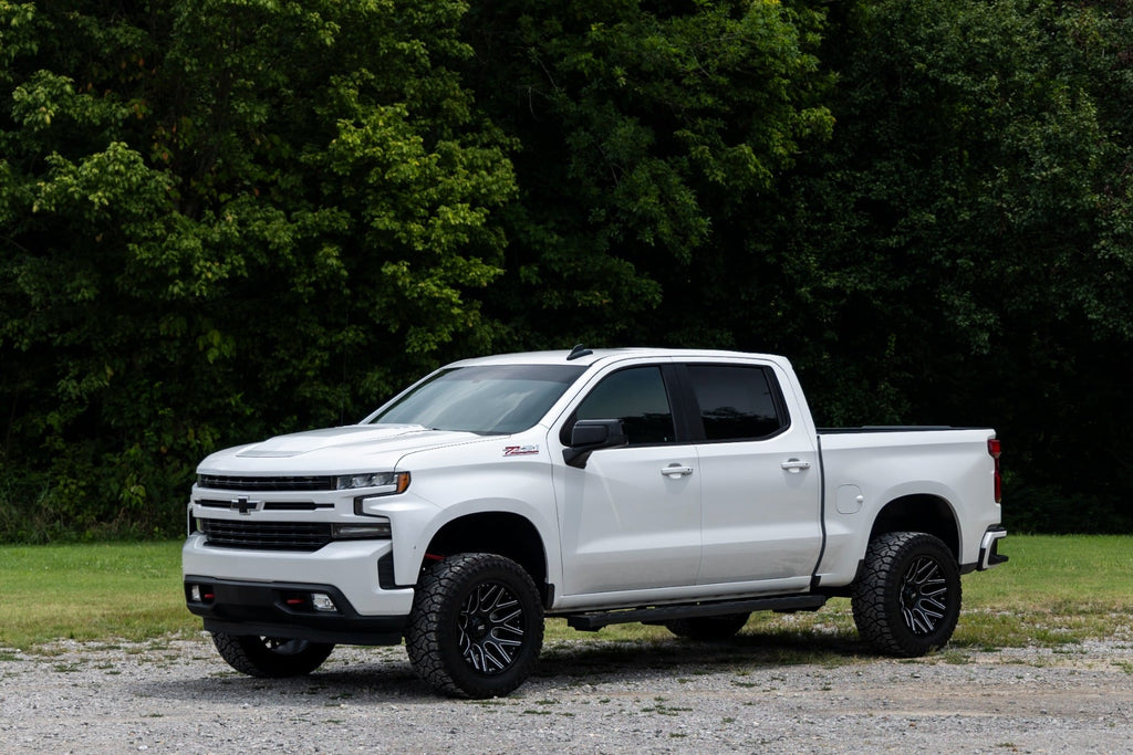 Rough Country Hood Scoop GAZ Summit White Chevy Silverado 1500 2WD 4WD (2019-2026)