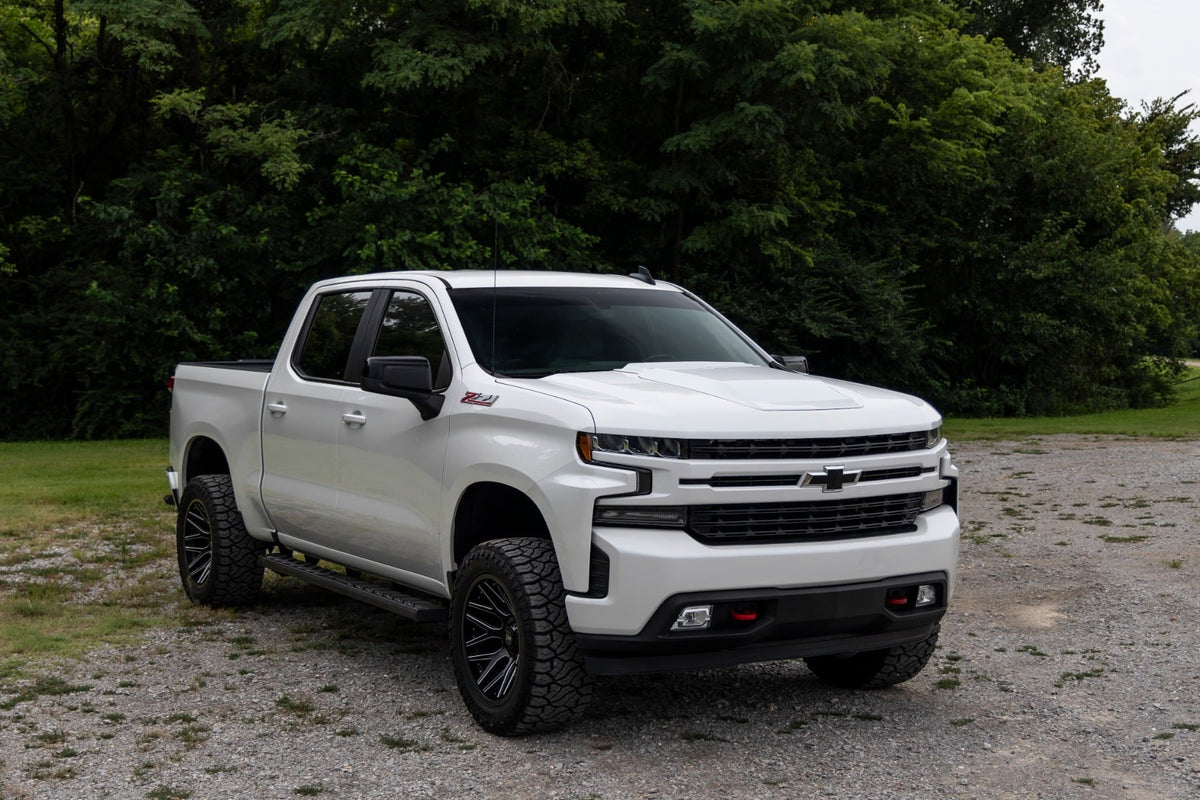 Rough Country Hood Scoop GCN Victory Red Chevy Silverado 1500 2WD 4WD (2019-2026)