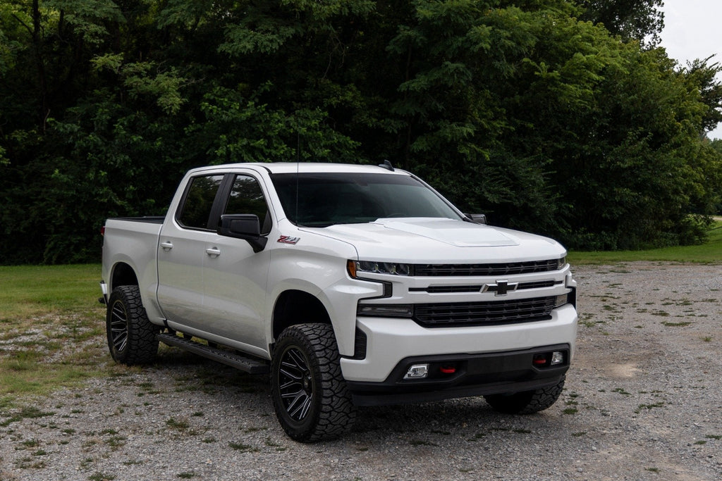 Rough Country Hood Scoop GNO Slate Gray Chevy Silverado 1500 2WD 4WD (2019-2026)