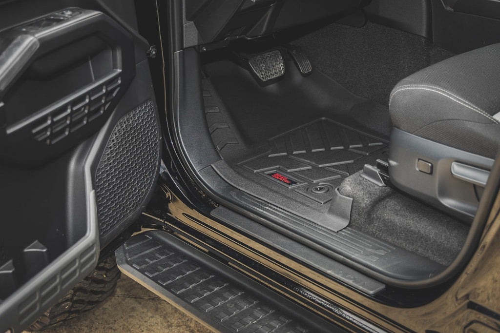 Rough Country Sure-Fit Floor Mats Front Rear Toyota 4Runner 2WD 4WD (2025-2026)
