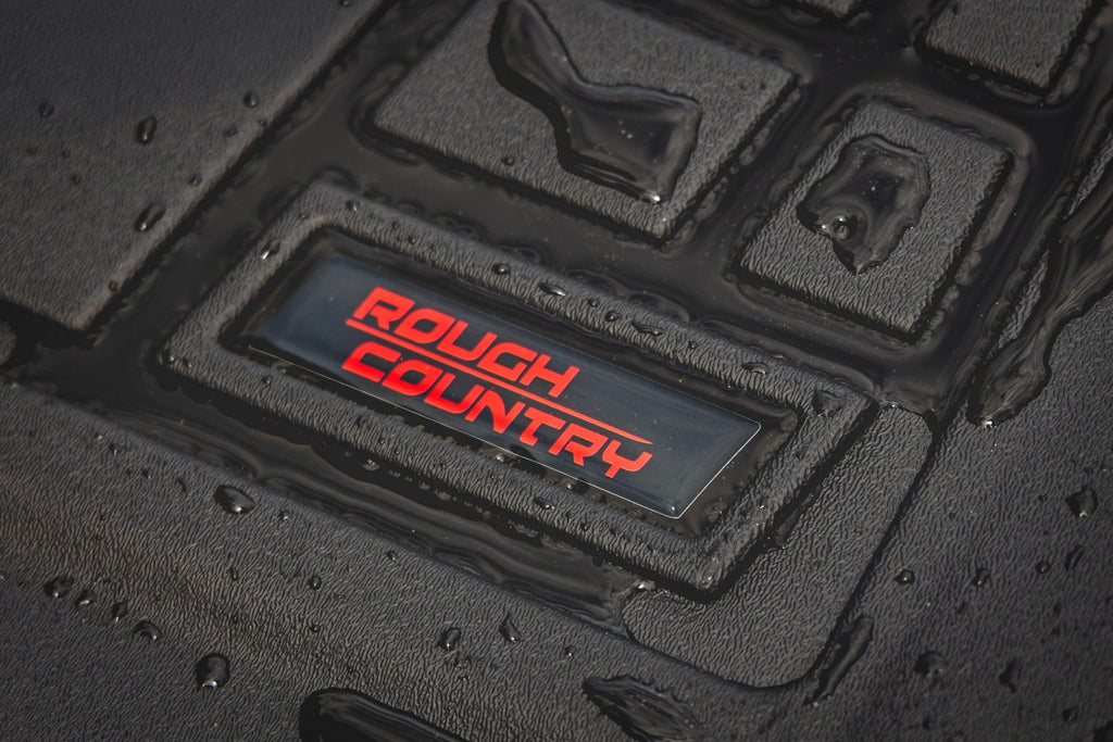 Rough Country Sure-Fit Floor Mats Front Rear Toyota 4Runner 2WD 4WD (2025-2026)