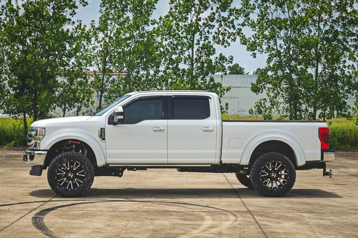 Rough Country Side Window Deflectors Tape On Rain Guard Ford F-150 Lightning F-250 F-350 Raptor (15-26)