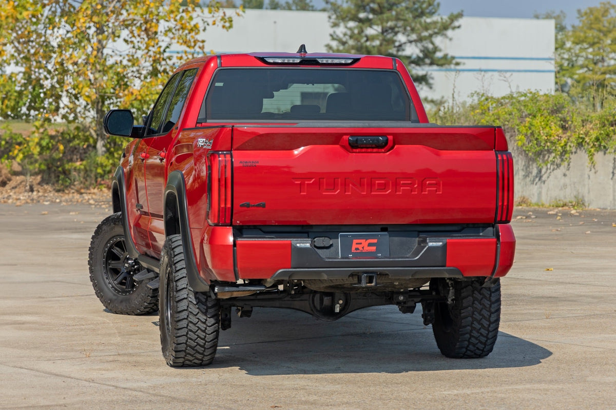 Rough Country SRL2 Adj Aluminum Steps CrewMax Toyota Tundra 2WD 4WD (2022-2026)