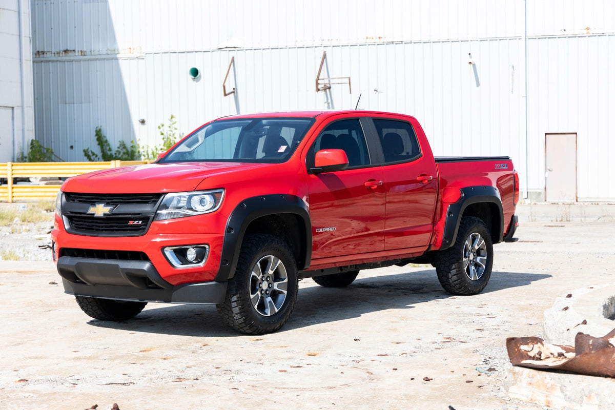 Rough Country Pocket Fender Flares 5 Bed Chevy Colorado 2WD 4WD (2015-2022)