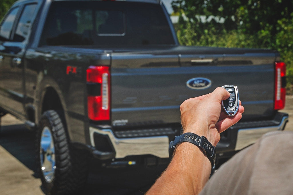 Rough Country Powered Retractable Bed Cover 6 10 Bed Ford F-250 F-350 Super Duty (17-26)
