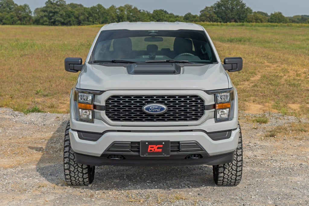 Rough Country Hood Scoop JS Iconic Siver Ford F-150 2WD 4WD (2021-2026)