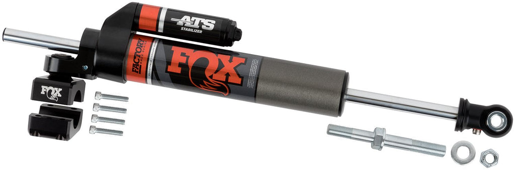FOX 07-ON JEEP JK ATS Stabilizer 8.1 Inch Trav 22.15 Inch Ext Through-Shaft 1-3 8 Inch Clamp