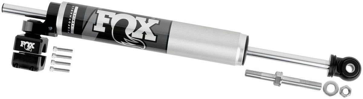 FOX 07-ON Jeep JK TS Stabilizer PS 2.0 8.2 Inch 1-1 2 Inch Tie Rod Clamp